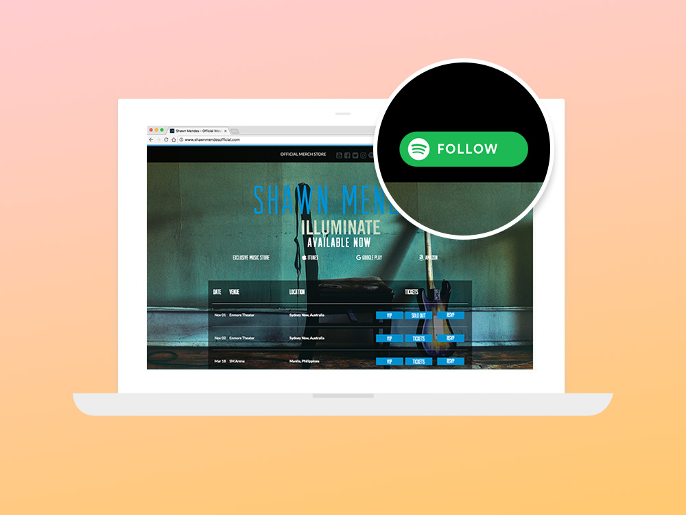 Can you put songs on spotify on repeat for free download
